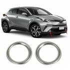 Toyota C-HR 2016-2023 Abdeckungen für Nebelscheinwerfer (2 Stk, Edelstahl) Foto 3
