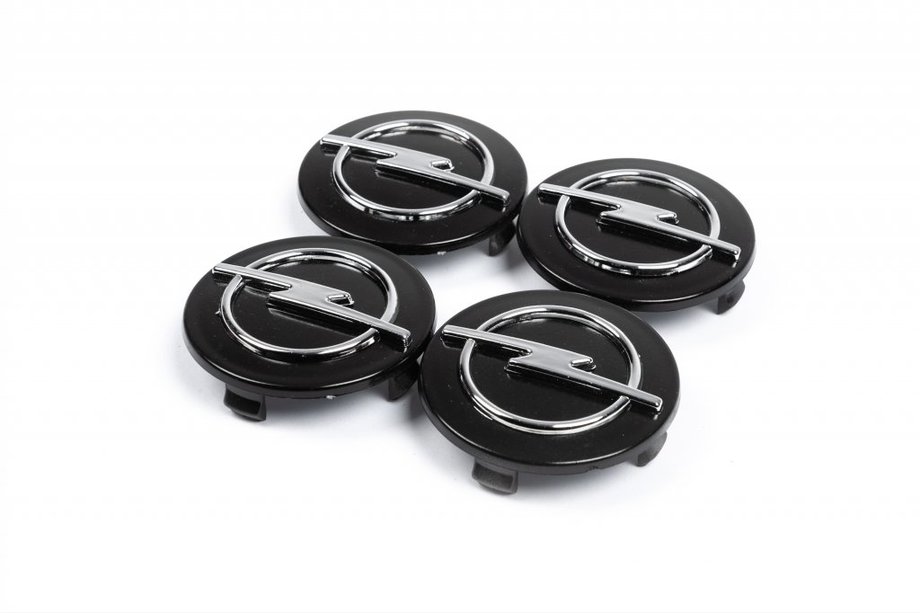 Opel Felgendeckel 60/55mm schwarz (4 Stk) Image