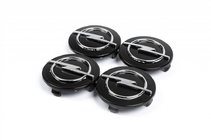 Opel Felgendeckel 60/55mm schwarz (4 Stk) Foto 1