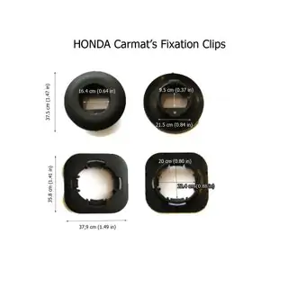 Befestigungsclip Honda oval (neu) Foto 1