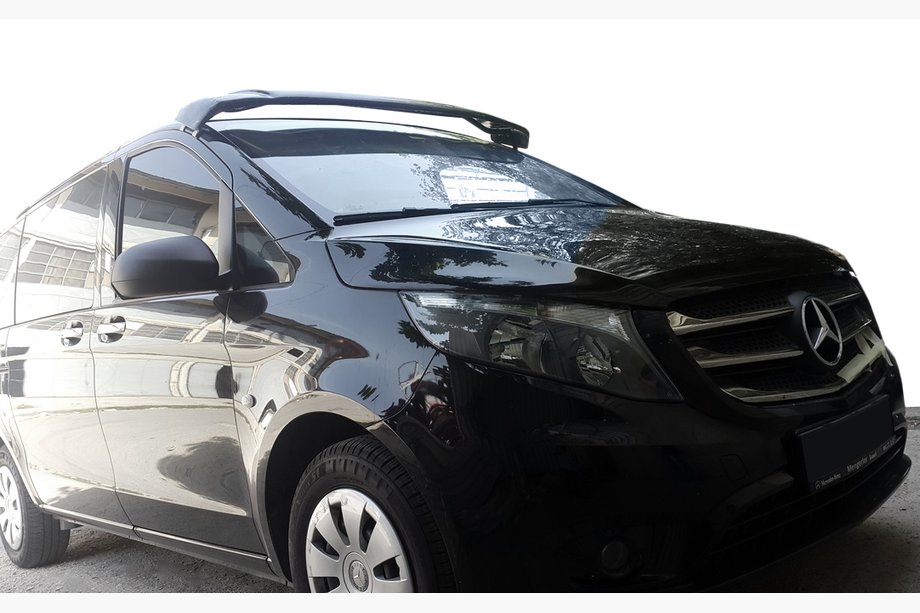 Mercedes Vito/V-class W447 2014- Sonnenblende Frontscheibe (schwarz glanz, 5mm) Foto 6