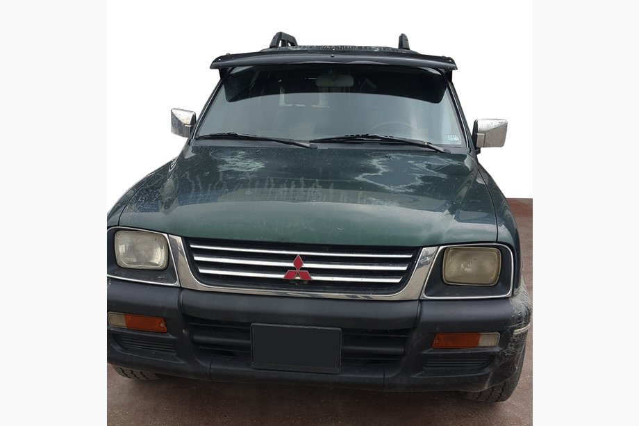 Mitsubishi L200 1996-2006 Sonnenblende Frontscheibe (schwarz glanz, 5mm) Image
