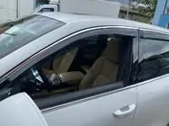 Porsche Cayenne 2010-2017 Windabweiser mit Chromleiste (4 Stk, HIC) Foto 1