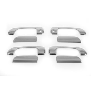 Türgriffblenden Chrom (8 Stk, Edelstahl) Honda Civic Sedan VII 2001-2006 Foto 2