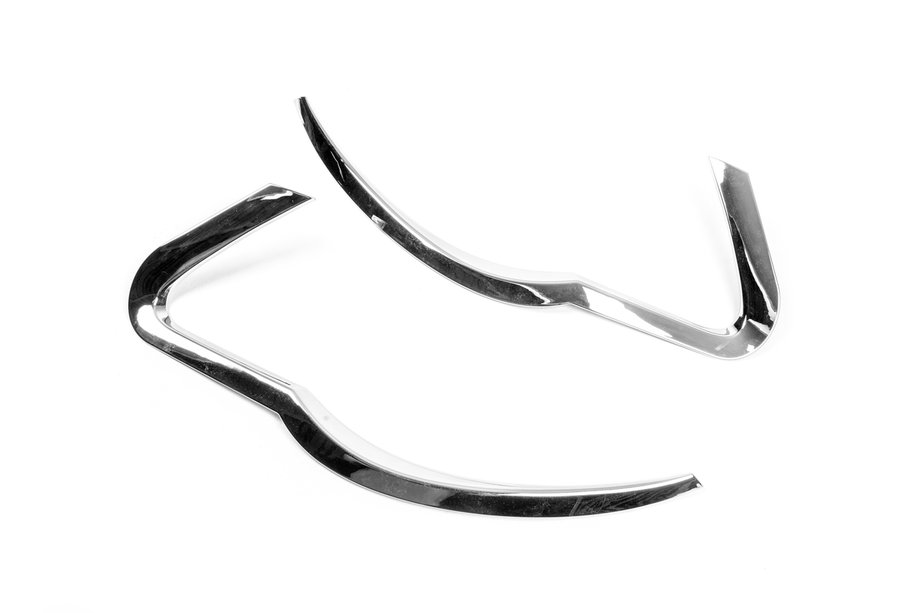 Volkswagen Touareg 2002–2010 Chrom Abdeckungen Frontleuchten 2008-2011 (2 Stk., Kunststoff) Image