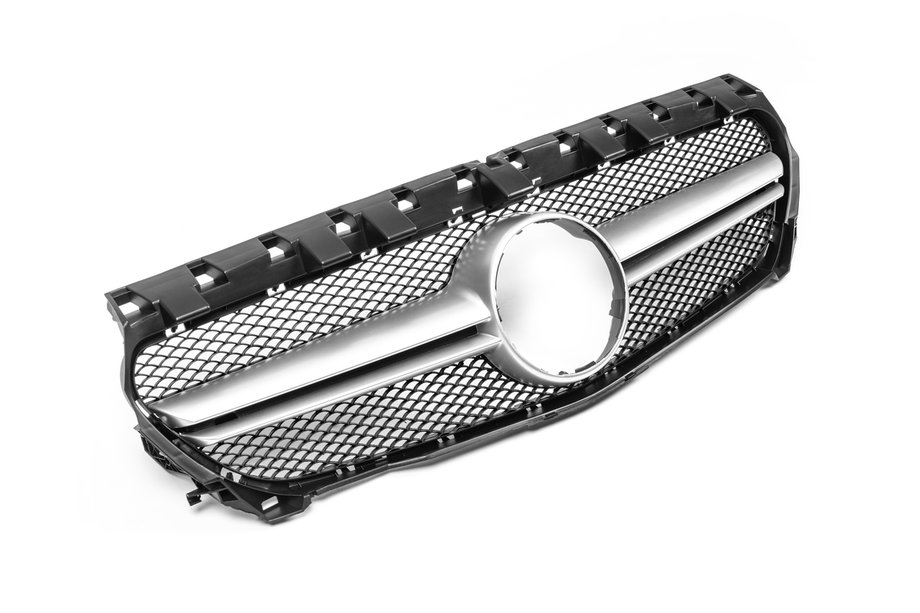 Mercedes CLA C117 2013-2019 Frontgrill (2013-2016, AMG Silver) Image