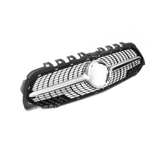 Frontgrill Diamond Silber (für 2018-2022) Mercedes A-сlass W177 2018- Foto 4