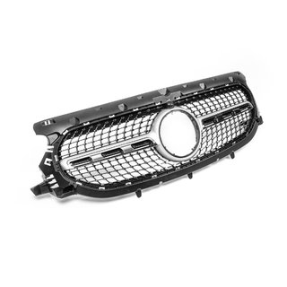Frontgrill Diamond Silber Mercedes GLA H247 2020- Foto 3