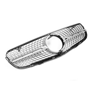 Frontgrill Diamond Silber (2015-2019) Mercedes GLC coupe C253 2016-2023 Foto 2