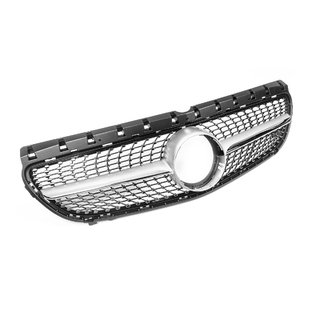 Frontgrill Diamond Silber (2015-2018) Mercedes B-class W246 2011-2018 Foto 3