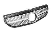Mercedes B-class W246 2011-2018 Frontgrill Diamond Silber (2015-2018) Foto 3