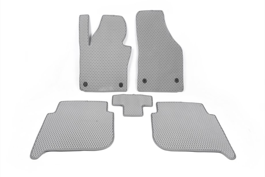 Volkswagen Touran 2010-2015 EVA Fußmatten (Grau) Image