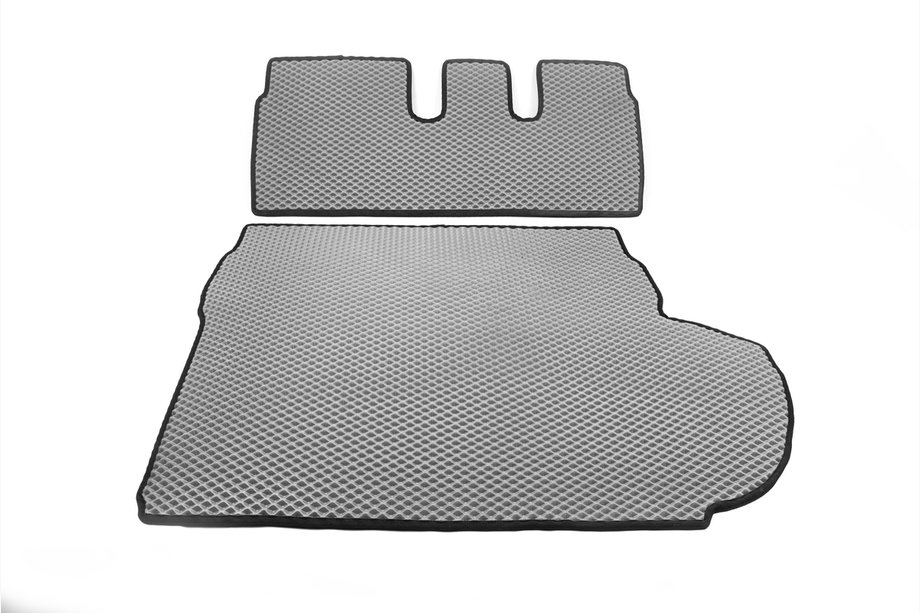 Mitsubishi Outlander 2006-2012 Kofferraummatte (EVA, grau) 7-Sitzer Image