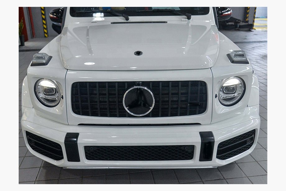 Mercedes G class W463 2018-2024 Kühlergrill und Scheinwerferabdeckungen G63 Foto 2