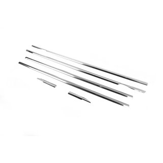 Fensterrahmen Abdeckung (6 Stk, Edelstahl) Volkswagen Tiguan 2007-2016 Foto 2