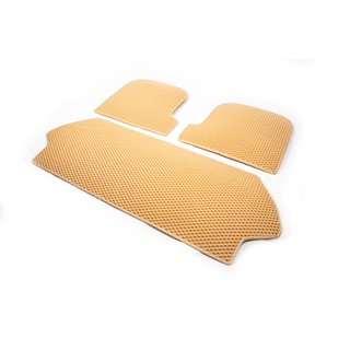 Kofferraummatte aus 3 Teilen (EVA, beige) Foto 1