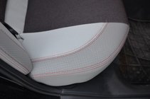 Mitsubishi Lancer 9 2004-2008 Autositzbezüge (Kunstleder↗Stoff, Premium) Foto 3