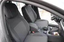 Renault Megane III 2009-2016 Autositzbezüge (Kunstleder↗Stoff, Premium) Foto 5
