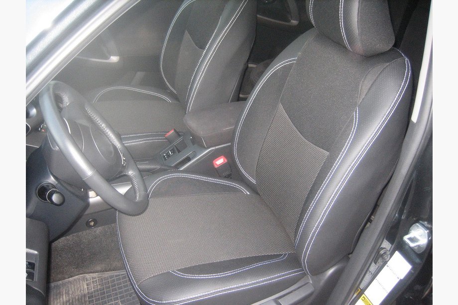 Toyota Rav 4 2006-2013 Autositzbezüge (Kunstleder↗Stoff, Premium) Image