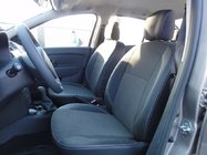 Renault Logan II 2013-2022 Autositzbezüge (Kunstleder↗Stoff, Premium) Foto 5