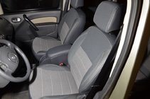 Mercedes Citan 2013-2021 Autositzbezüge (Kunstleder↗Stoff, Premium) Für alle Sitze Foto 5