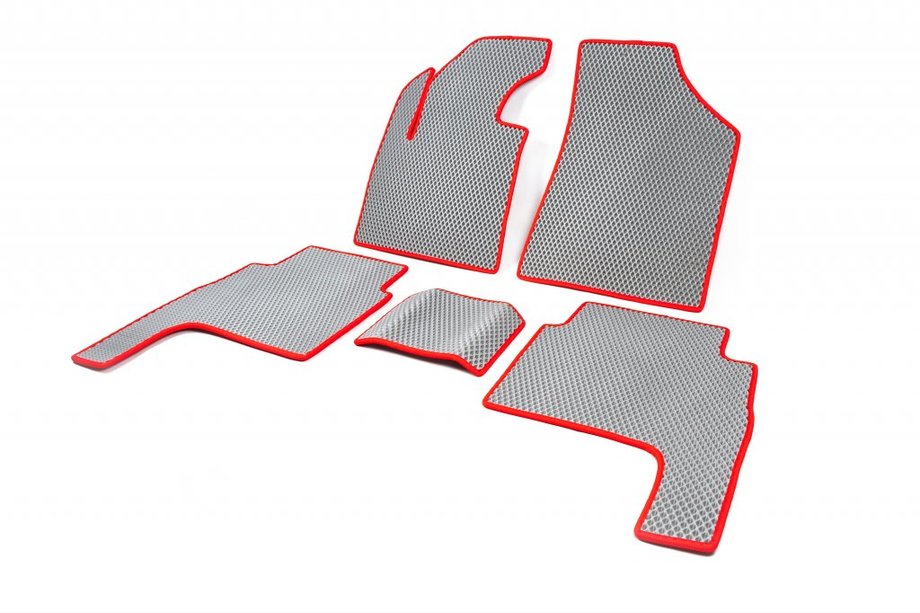 Hyundai Santa Fe 2 2006-2012 EVA Fußmatten (Grau) 2010-2012 Image