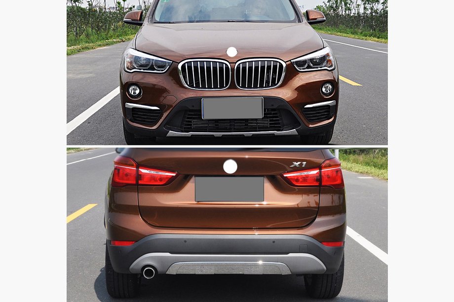 BMW X1 F48 2015-2022 Front- und Heckaufsätze (2 Stk) Image