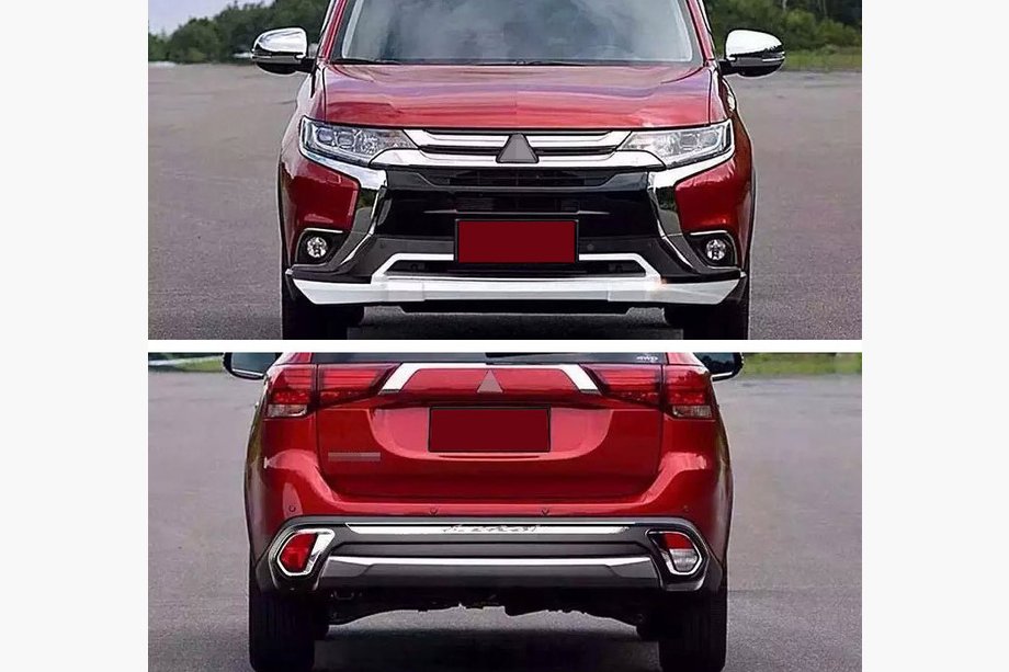 Mitsubishi Outlander 2012-2021 Front- und Heckaufsätze (2 Stk., 2015-2018) Image