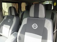 Nissan X-trail T30 2002-2007 Autositzbezüge (Kunstleder↗Stoff, Premium) Foto 1