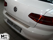Volkswagen Passat B8 2015-2023 Heckstoßstangenschutz mit Kante Nataniko (Edelstahl) Kombi Foto 1