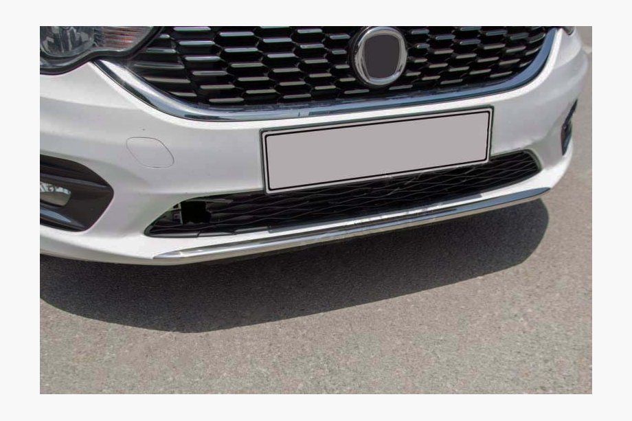 Fiat Tipo 2016- Frontstoßstangenabdeckung OmsaLine (2016-2020, Edelstahl) Image