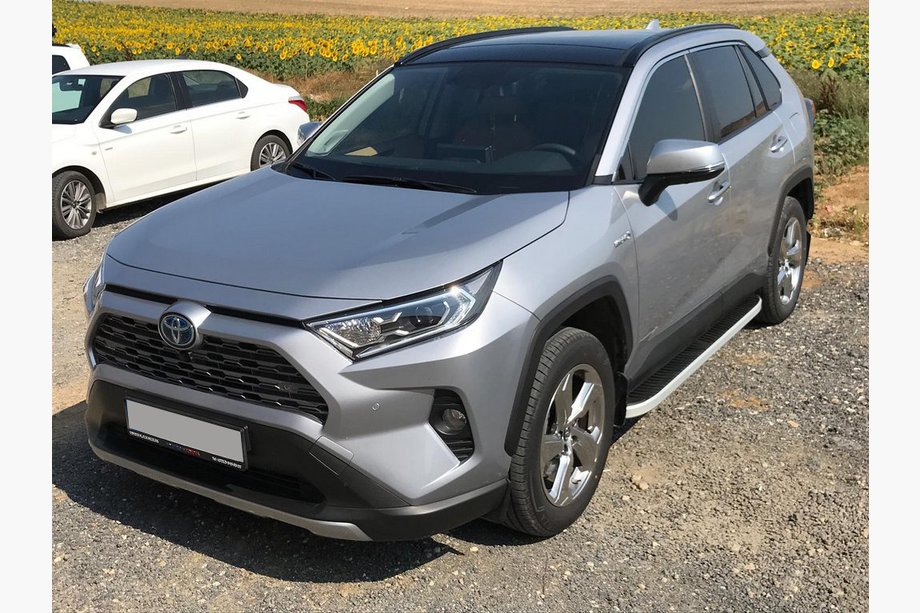 Toyota Rav 4 2019–2025 Seitenschweller Tayga Grey (2 Stk., Aluminium) Image