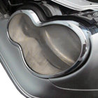 Mercedes C-class W203 2000-2007 Scheinwerferabdeckungen (2 Stk., Kunststoff) Foto 2