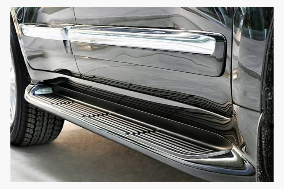 Lexus LX570/450d 2008-2022 Seitenschweller mit LED (Design Lexus 2012-2016) Schwarz Image