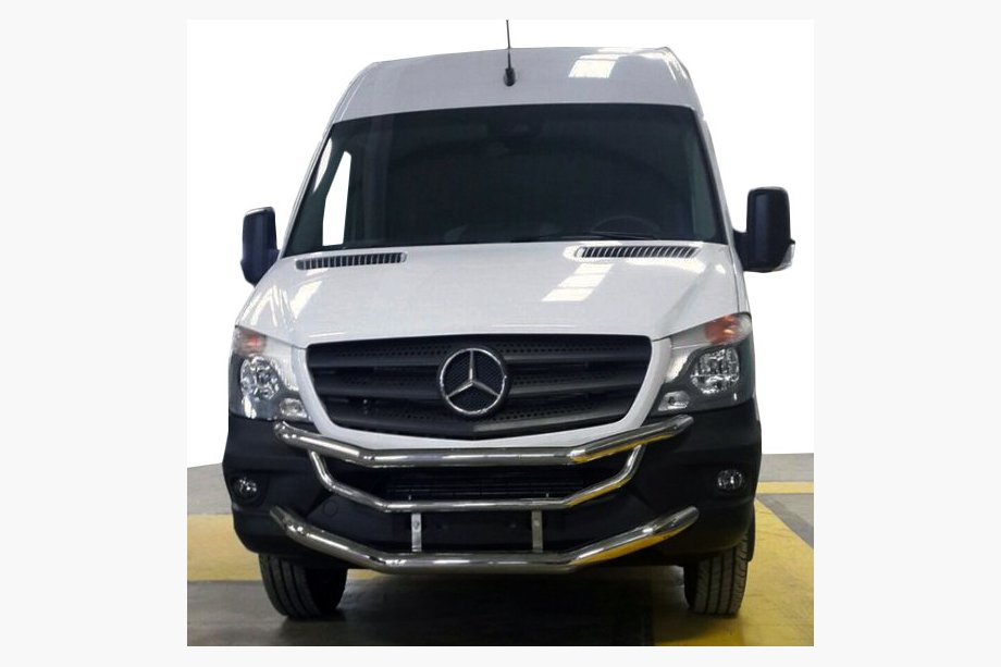 Mercedes Sprinter W906 2006–2018 Frontschutzbügel (2013↗, Edelstahl) Image