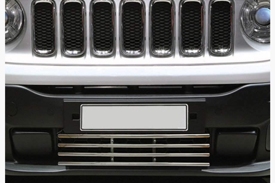 Jeep Renegade 2014- Stoßstangengrill Edelstahl Image