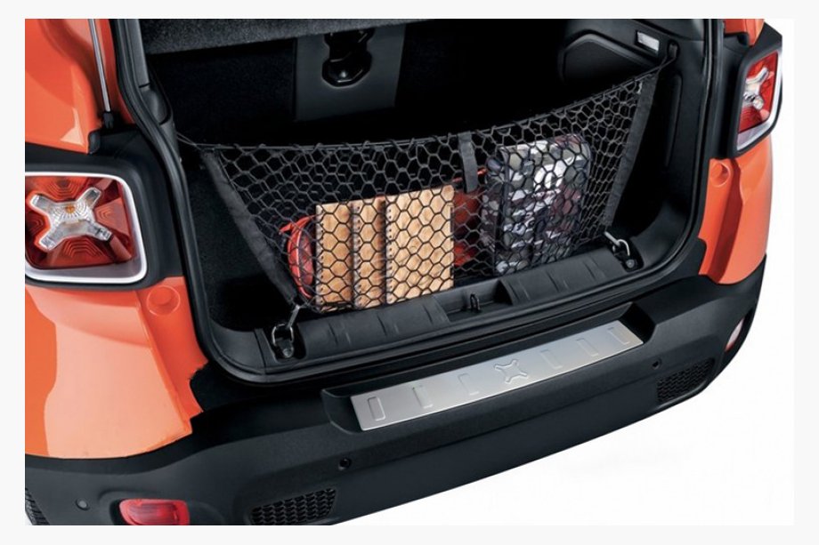 Jeep Renegade 2014- Heckstoßstangenschutz Edelstahl Image