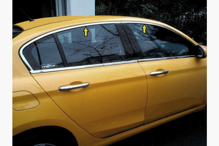 Fiat Tipo Cross 2021- Fensterzierleisten oben Edelstahl Image