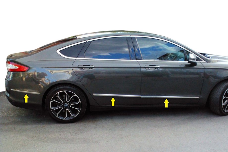 Ford Mondeo 2014-2022 Türleisten Edelstahl (6 Stück) Image