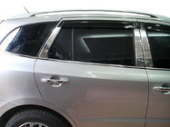 Hyundai Santa Fe 2 2006-2012 Edelstahl Türsäulen Zierleisten (6 Stk) Foto 3
