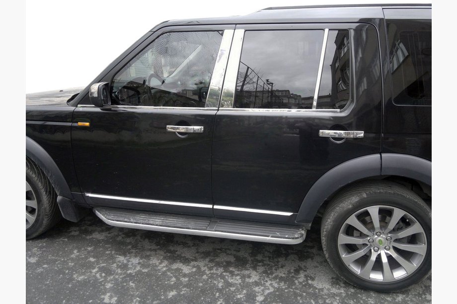 Land Rover Discovery IV 2009-2017 Edelstahl Türsäulen Zierleisten (6 Stk) Image
