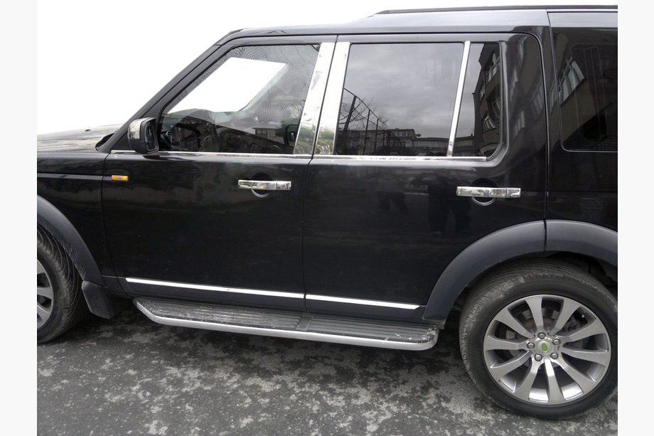 Land Rover Discovery III 2004–2009 Fensterzierleisten Edelstahl (4 Stk.) Image