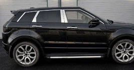 Range Rover Evoque 2012-2018 Edelstahl Türsäulen Zierleisten (6 Stk) Foto 1
