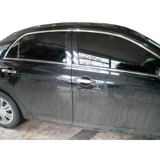 Fensterzierleisten oben Edelstahl (4 Stk) Toyota Corolla 2007-2013 Foto 1