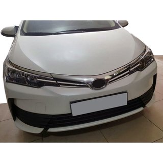 Chrom Kühlergrill Blenden (2017-2019, Edelstahl) Toyota Corolla 2013-2019 Foto 1