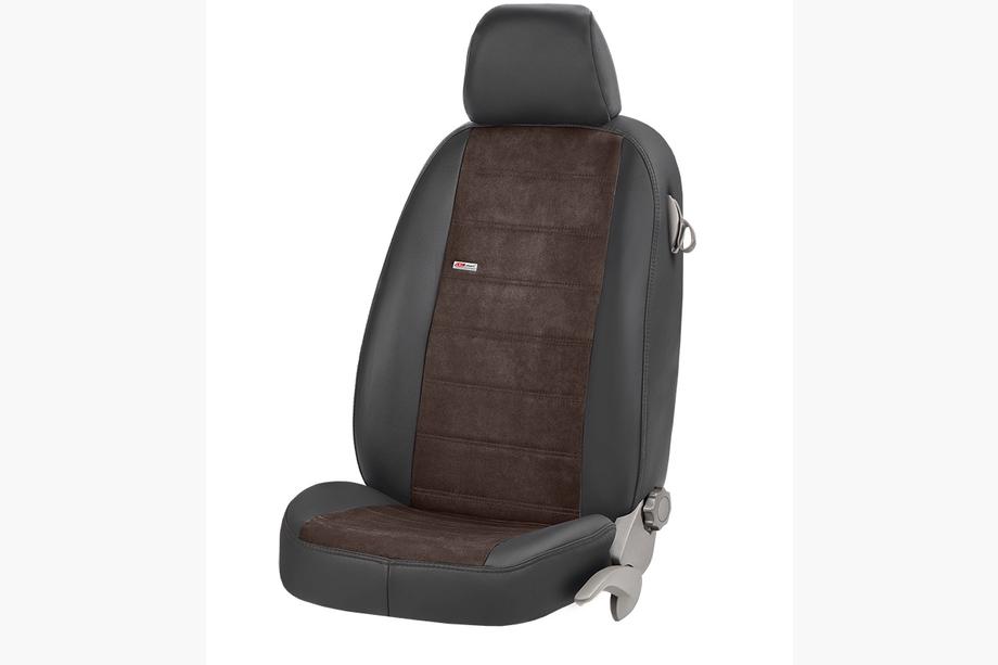 Volvo V70 2000-2007 Autositzbezüge Kunstleder+Stoff+Alcantara Antara (Komplettset) Foto 8