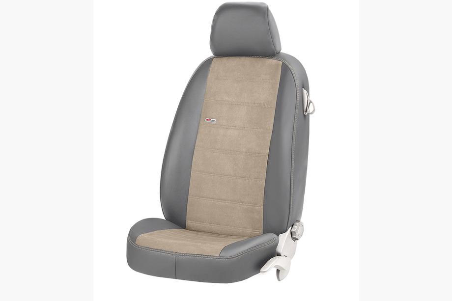 Volvo V70 2000-2007 Autositzbezüge Kunstleder+Stoff+Alcantara Antara (Komplettset) Foto 13