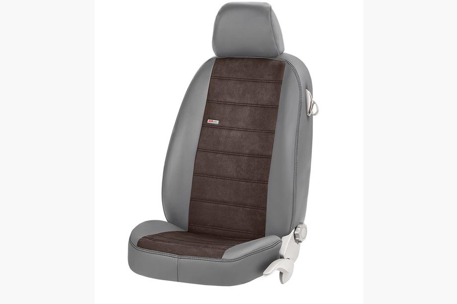 Volvo V70 2000-2007 Autositzbezüge Kunstleder+Stoff+Alcantara Antara (Komplettset) Foto 16
