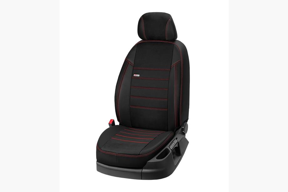 Fiat Freemont 2011-2016 Autositzbezüge Kunstleder+Stoff+Alcantara Eco Laser Antara 2020 (3 Reihen) Image