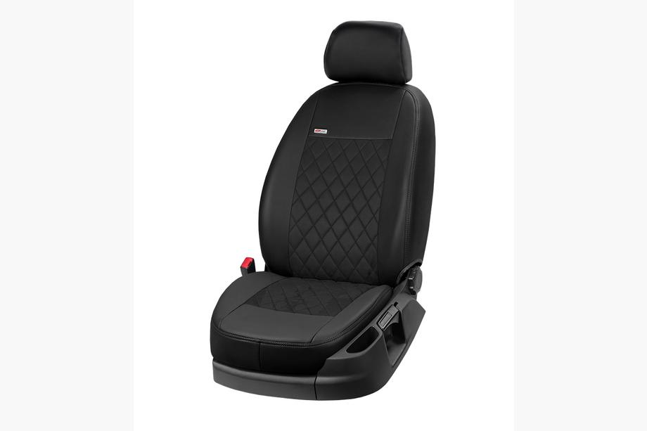 Mazda 3 2009-2013 Autositzbezüge Kunstleder+Stoff+Alcantara Eco Prestige Antara (kompletter Innenraum) Foto 2